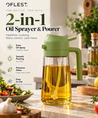 OFLEST 2-in-1 Oil Sprayer & Dispenser