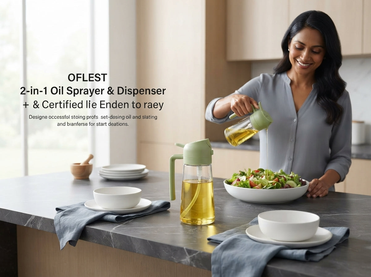 2-in-1 Oil Sprayer & Dispenser